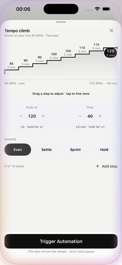 Lay Automation plan editor